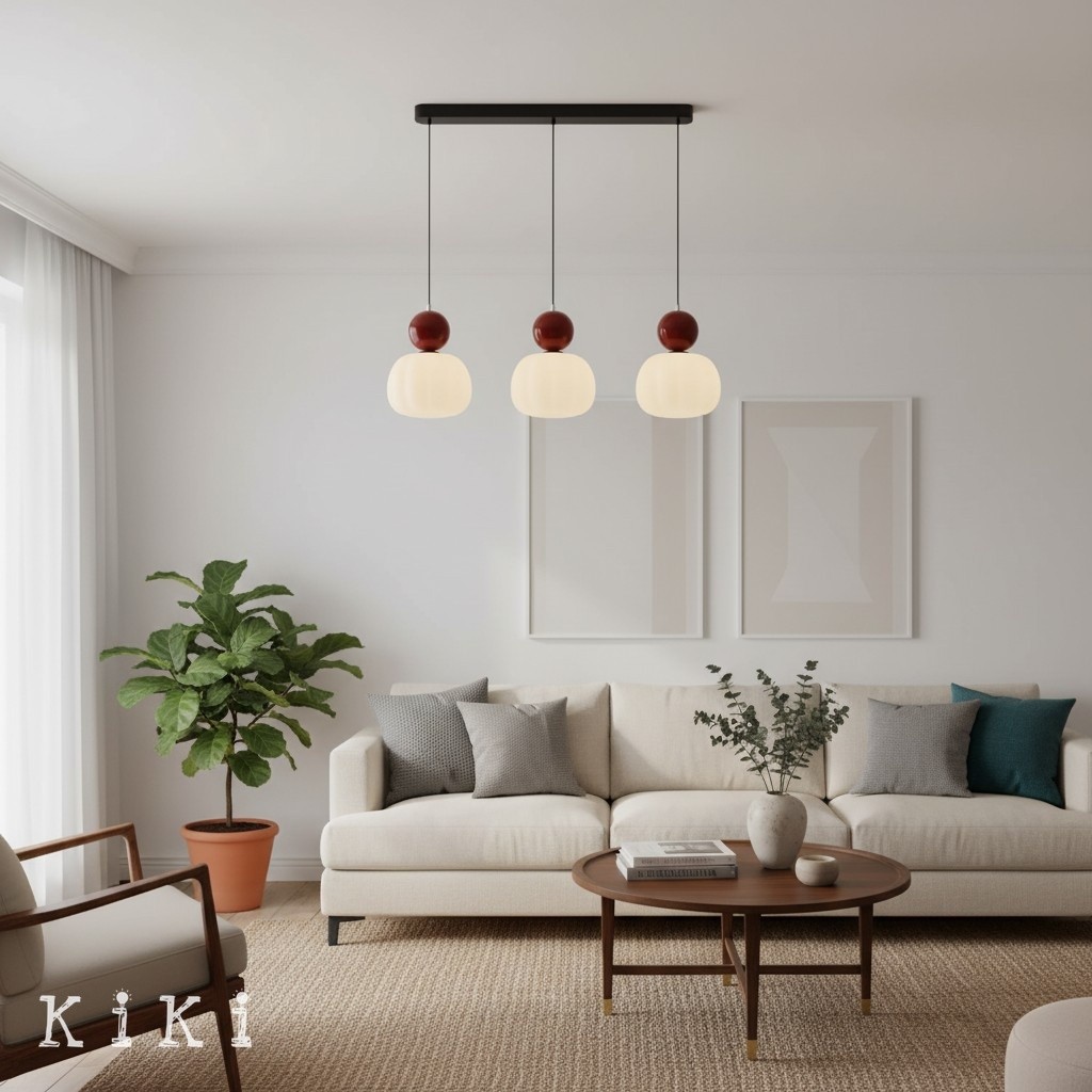 Ornavigo Modern Art Deco Pendant Light - Bauhaus Inspired Lighting for Kitchen Island KL09