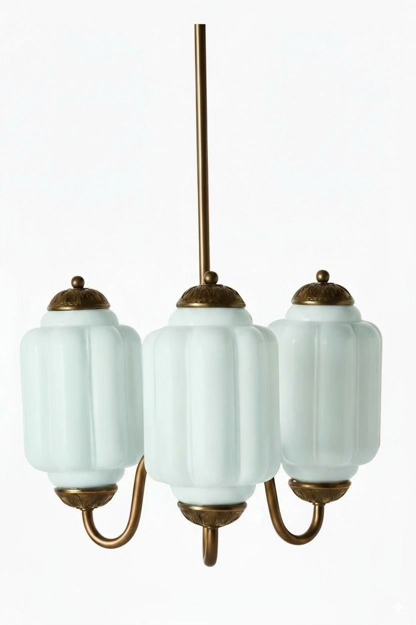 Eloise Vintage Glass Pumpkin Pendant Light - Decorative Lighting for Kitchen KL1453