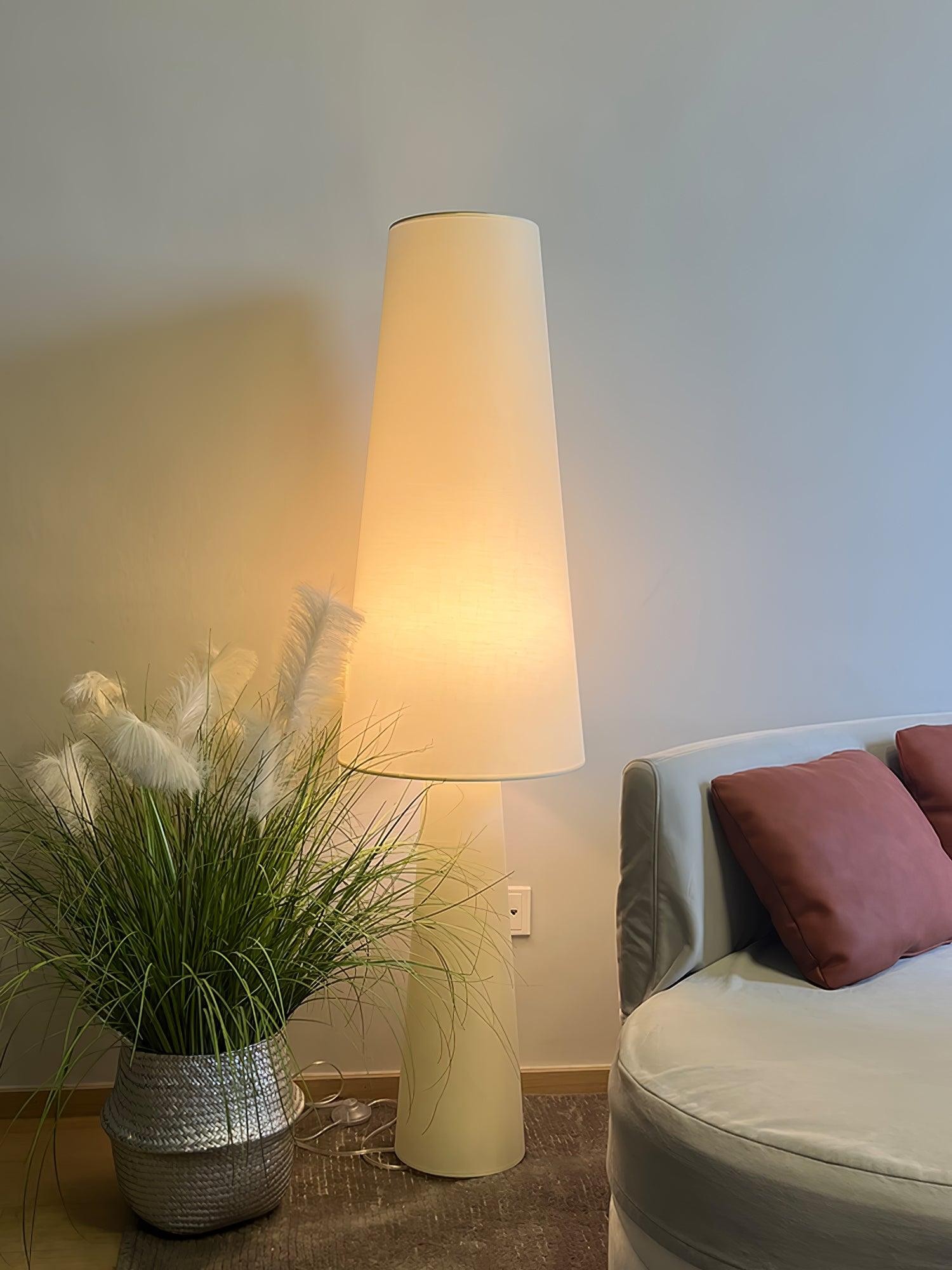 Column Fabric Floor Lamp Suitable For Living Room KL315