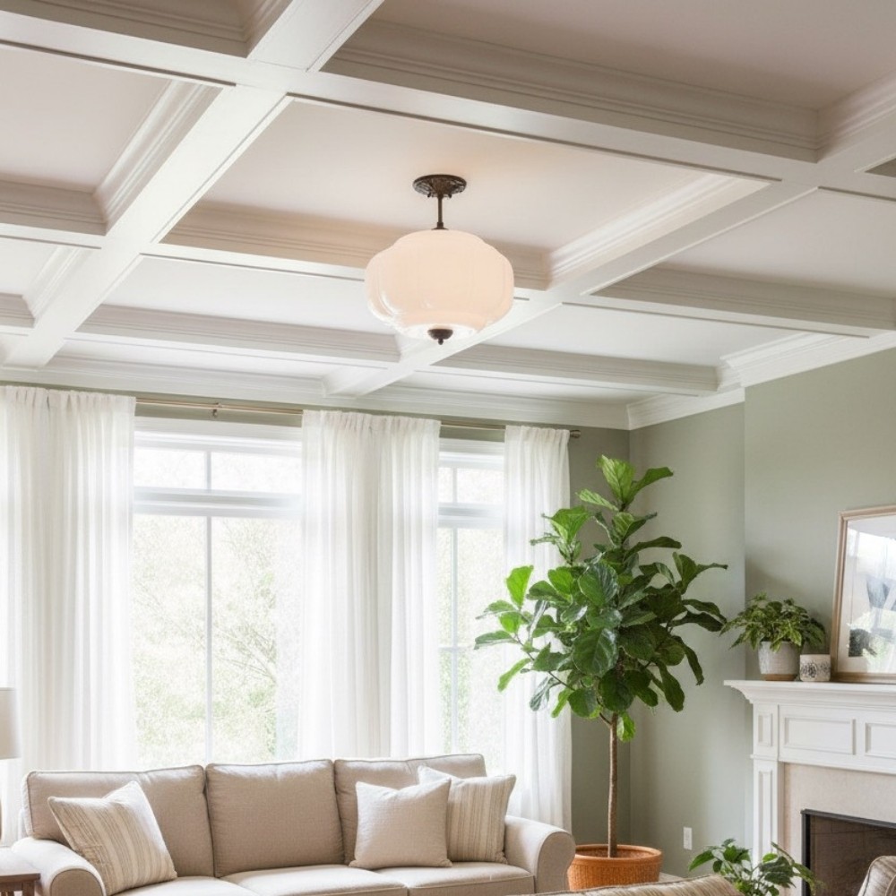 Retro Glass Eloise Pendant Light For Kitchen Island KL801