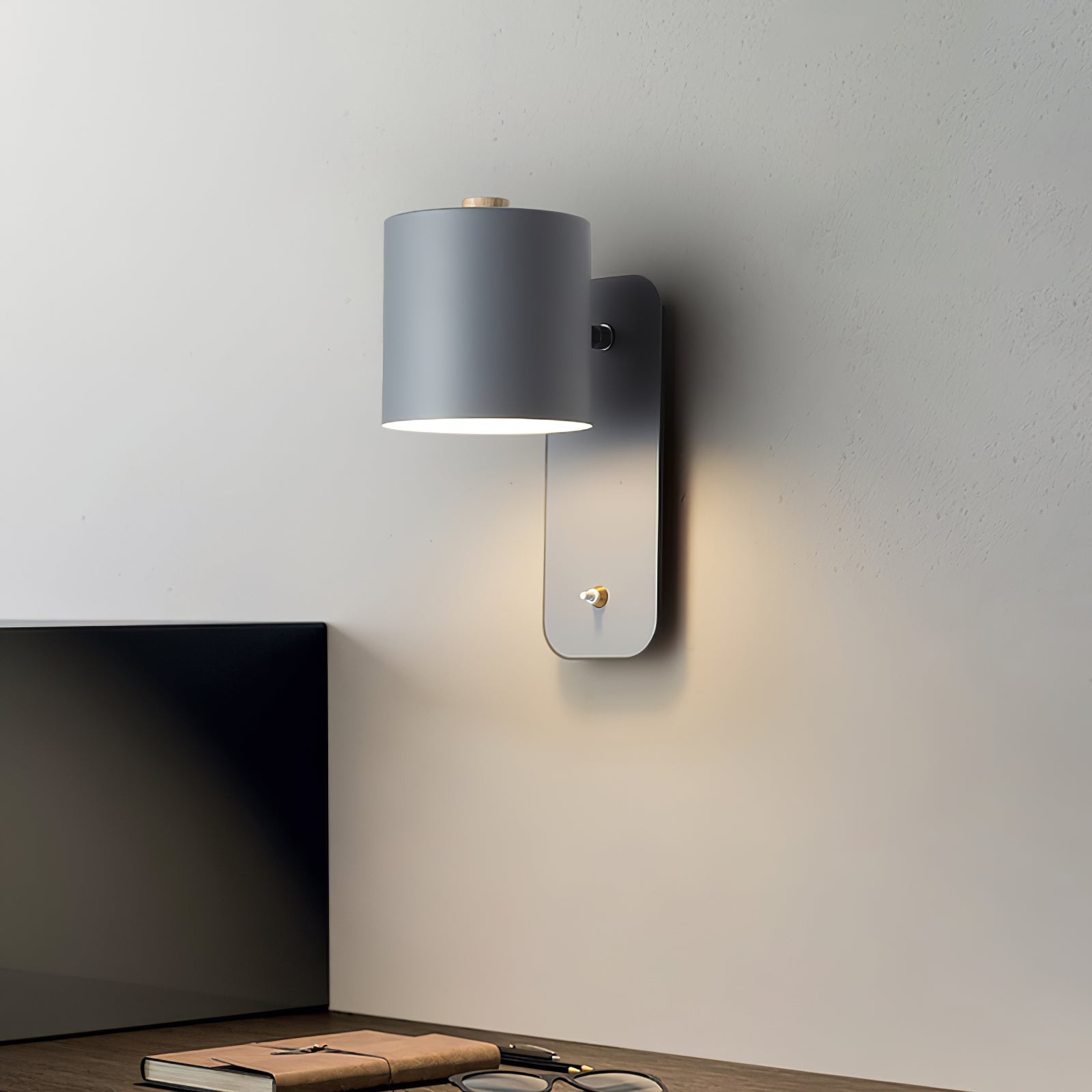 Modern Minimalist Swivel Cylinder Wall Sconce KL02