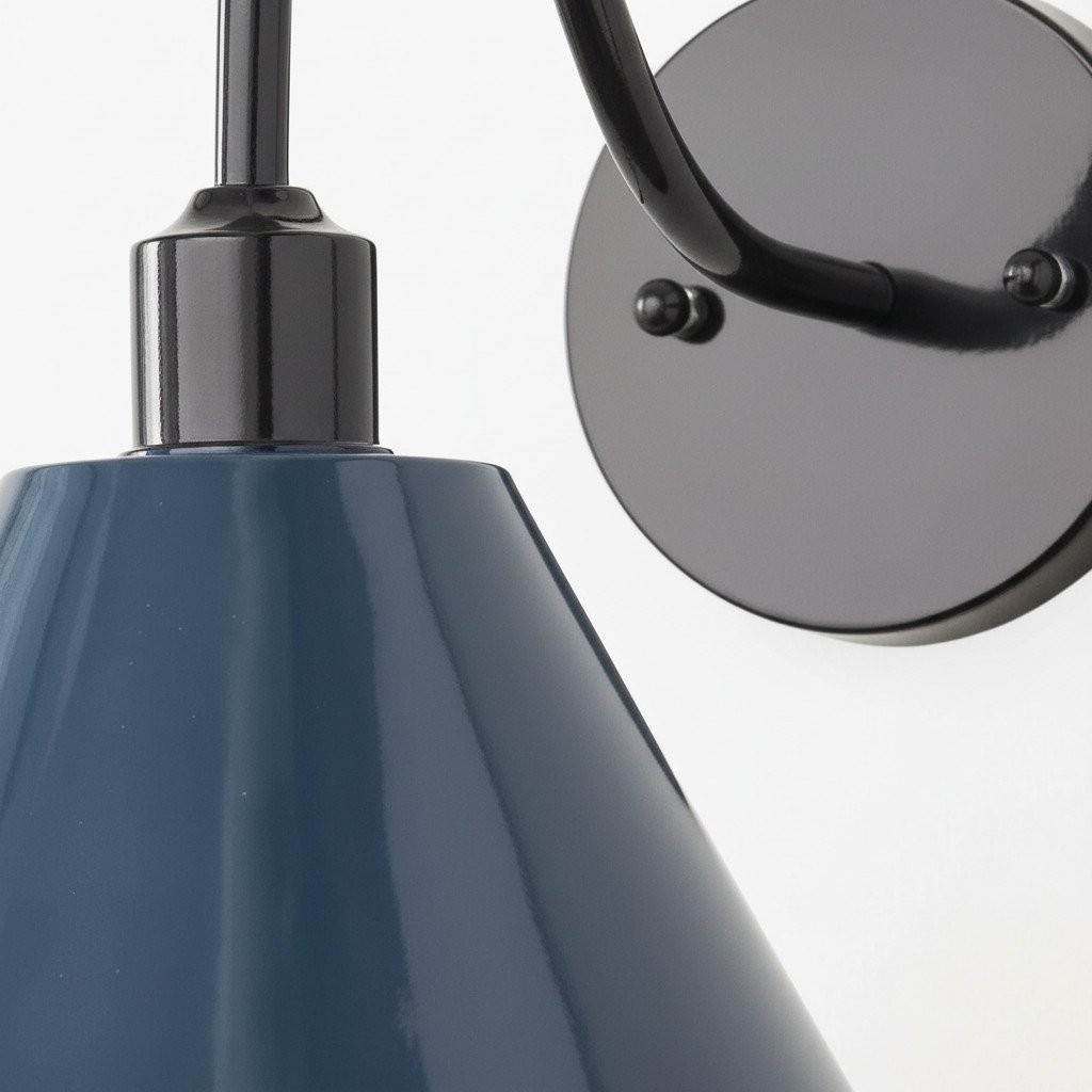 Narix Minimalist Conical Metal Wall Sconce - Modern Contemporary Wall Lamp For Any Room KL2104