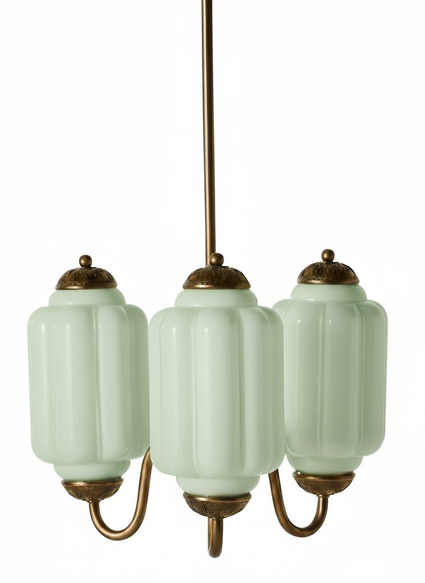 Eloise Vintage Glass Pumpkin Pendant Light - Decorative Lighting for Kitchen KL1453