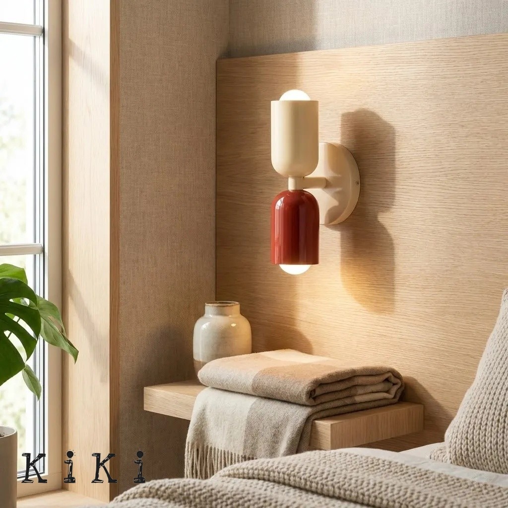 Metal Up Down Wall Sconce - Contemporary Colorful Wall Light for Hallway and Office