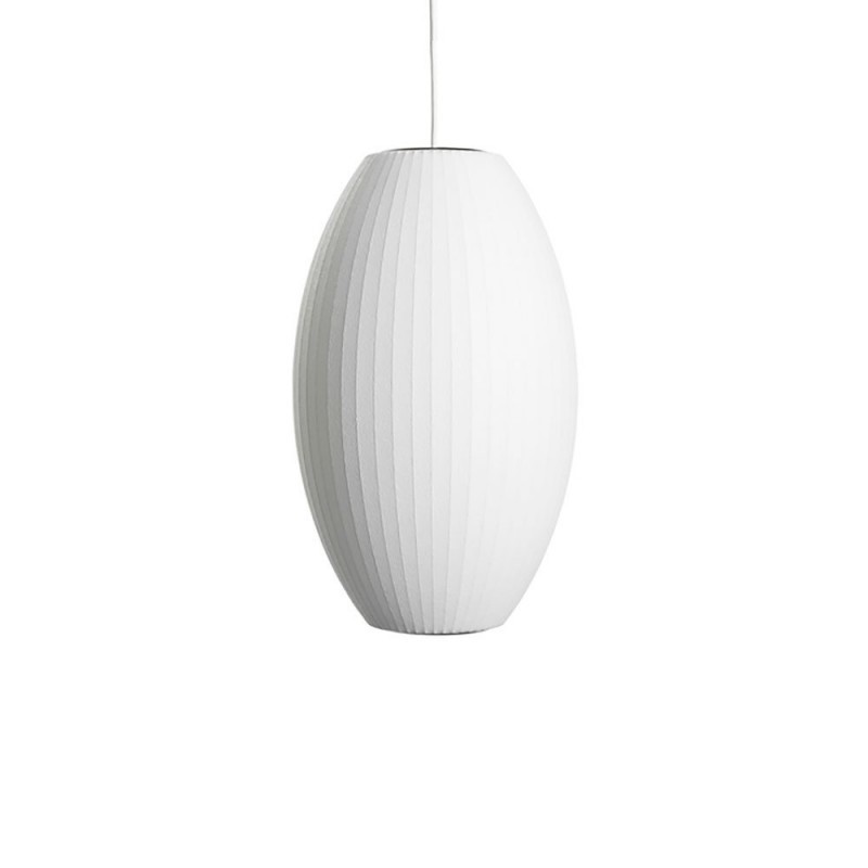 Lightweight Nelson Bubble Pendant Light - Modern Silk Pendant Light for Office or Lounge