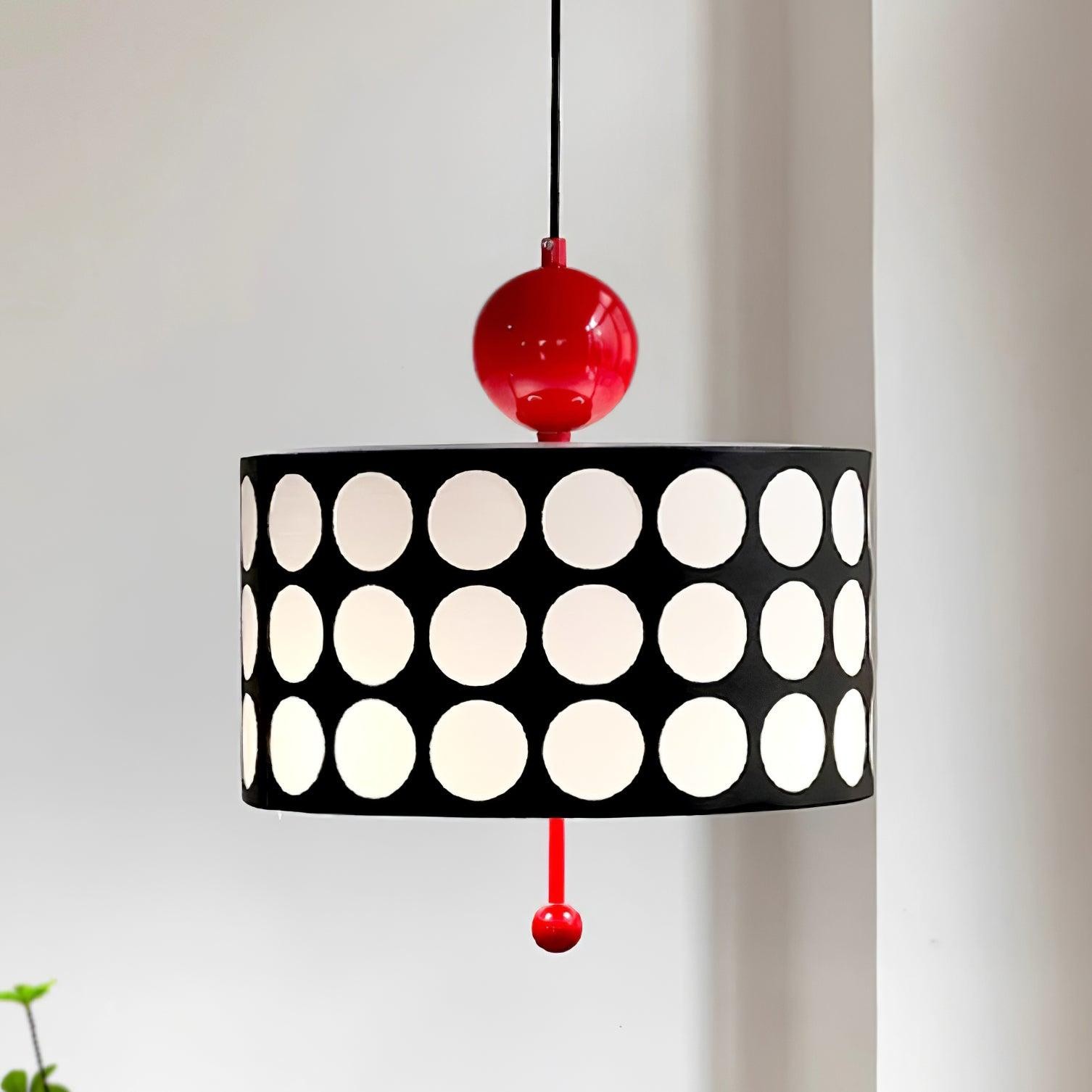 Graphic Checkered Pendant Light - Retro Chic Style for Dining Room and Kitchen Island KL341