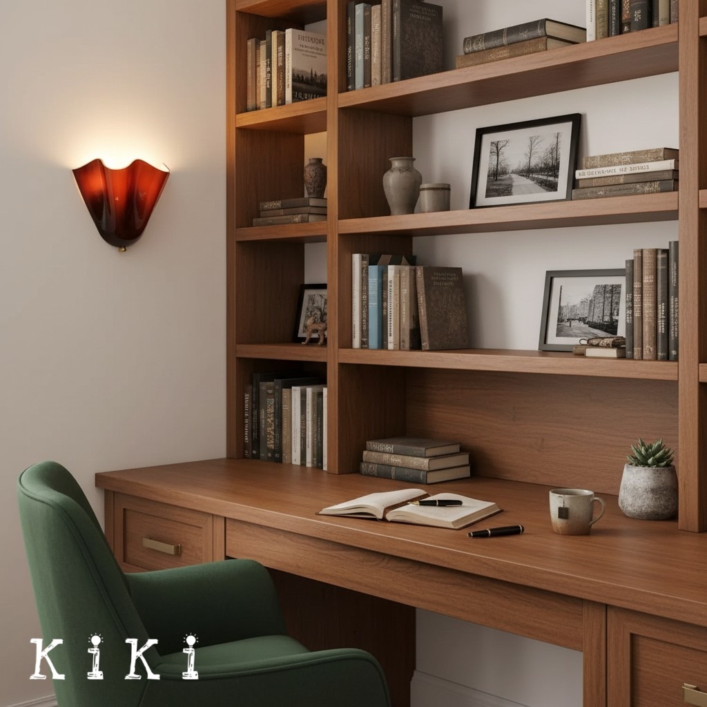 Vera Glass Wall Lamp - Vintage Accent Sconce for Bedroom and Living Space KL881