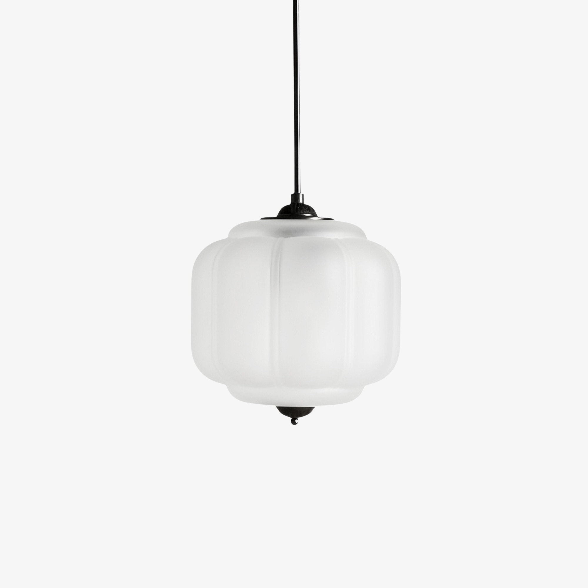 Eloise Vintage Glass Pumpkin Pendant Light - Decorative Lighting for Kitchen KL1453