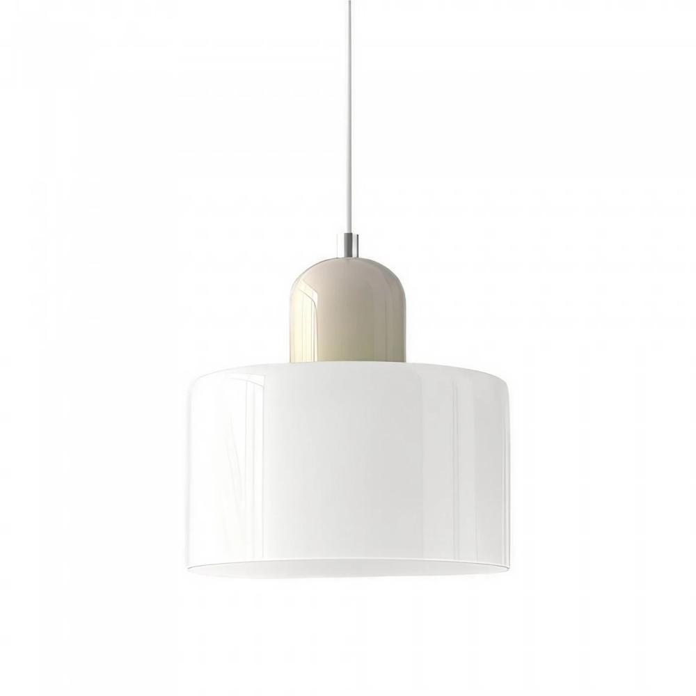 Morandi Cylinder Stained Glass Pendant Light KL17