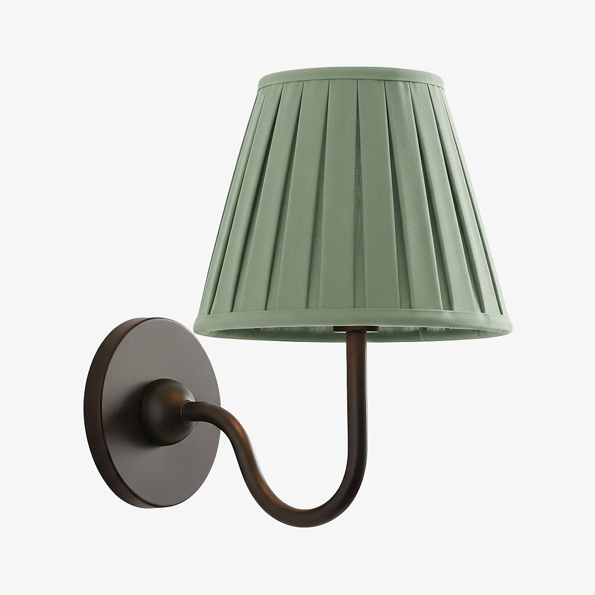 Luvora Vintage Pleated Shade Wall Lamp - Refined Linen Sconce For Bathroom or Corridor KL1272