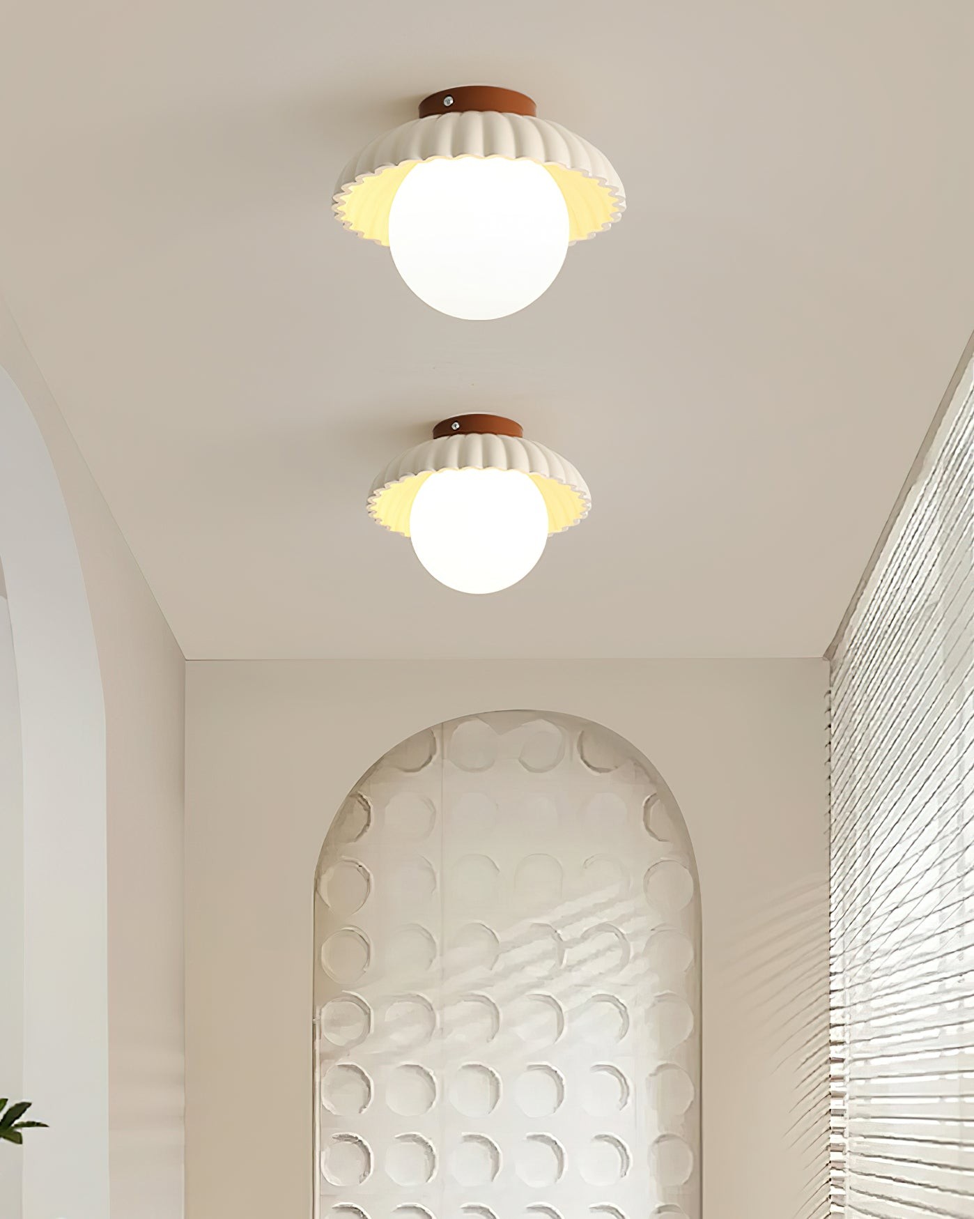 Alien Flower Ceiling Light - Modern Design Ceiling Lamp for Bedroom and Bathroom KL214