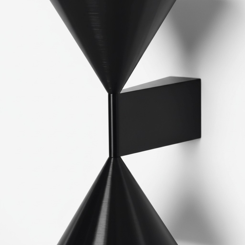 Minimalist Metal Conical Wall Lamp - Modern Cone Sconce for Interior Spaces KL2327