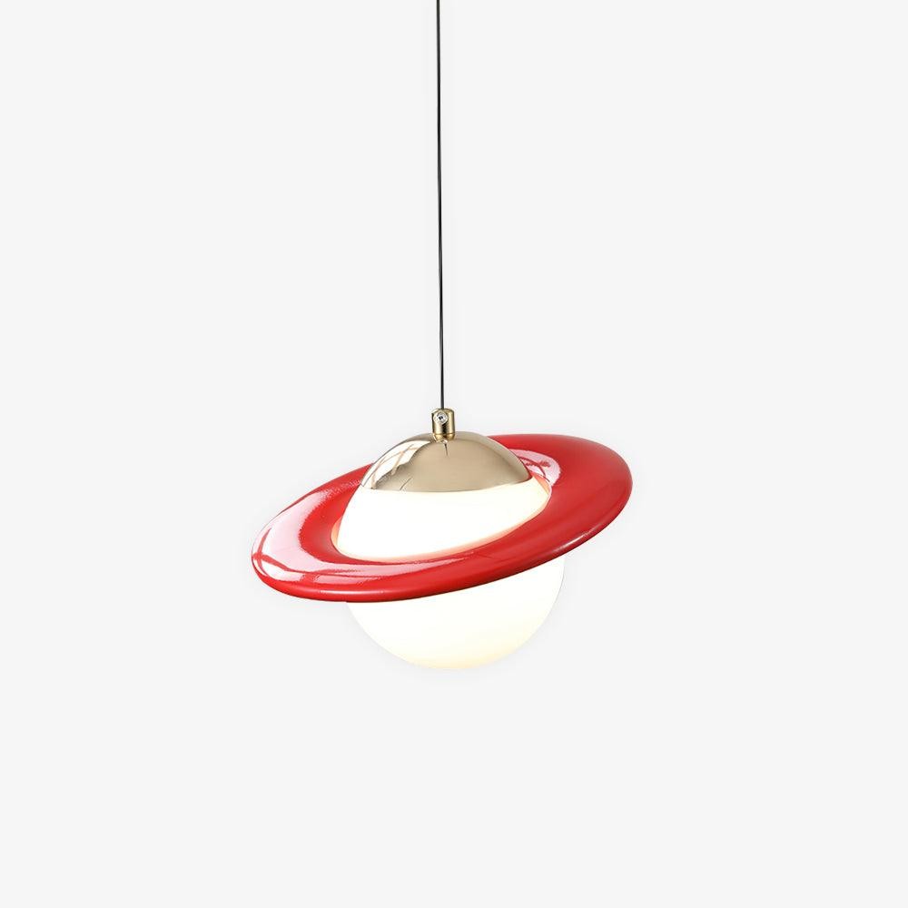 Romantic Saturn Planet Pendant Lamp for Bedroom KL643