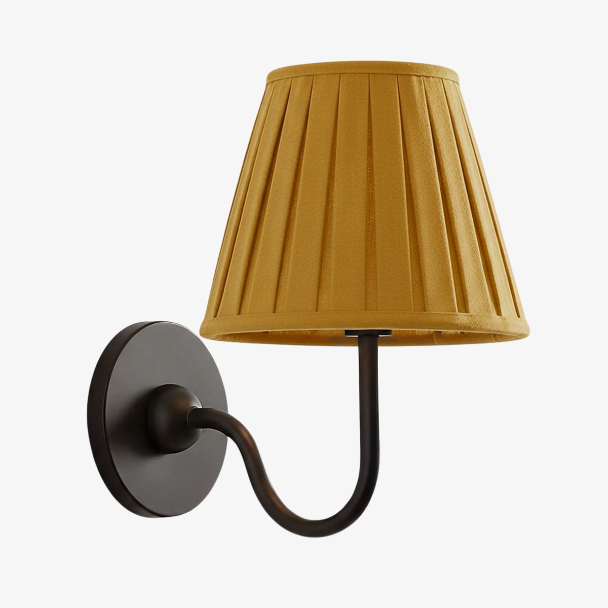 Luvora Vintage Pleated Shade Wall Lamp - Refined Linen Sconce For Bathroom or Corridor KL1272