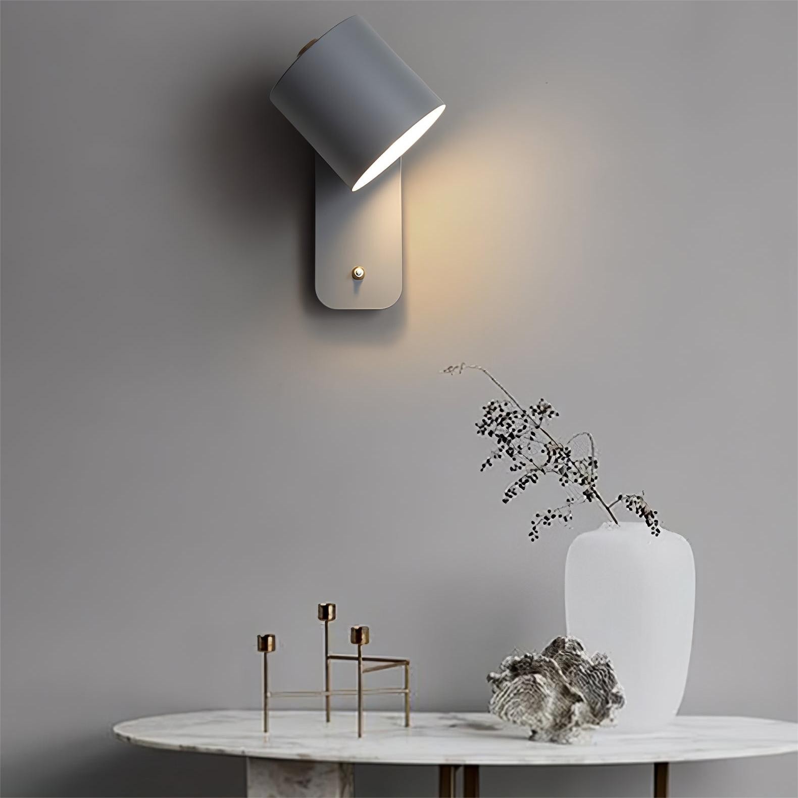 Modern Minimalist Swivel Cylinder Wall Sconce KL02