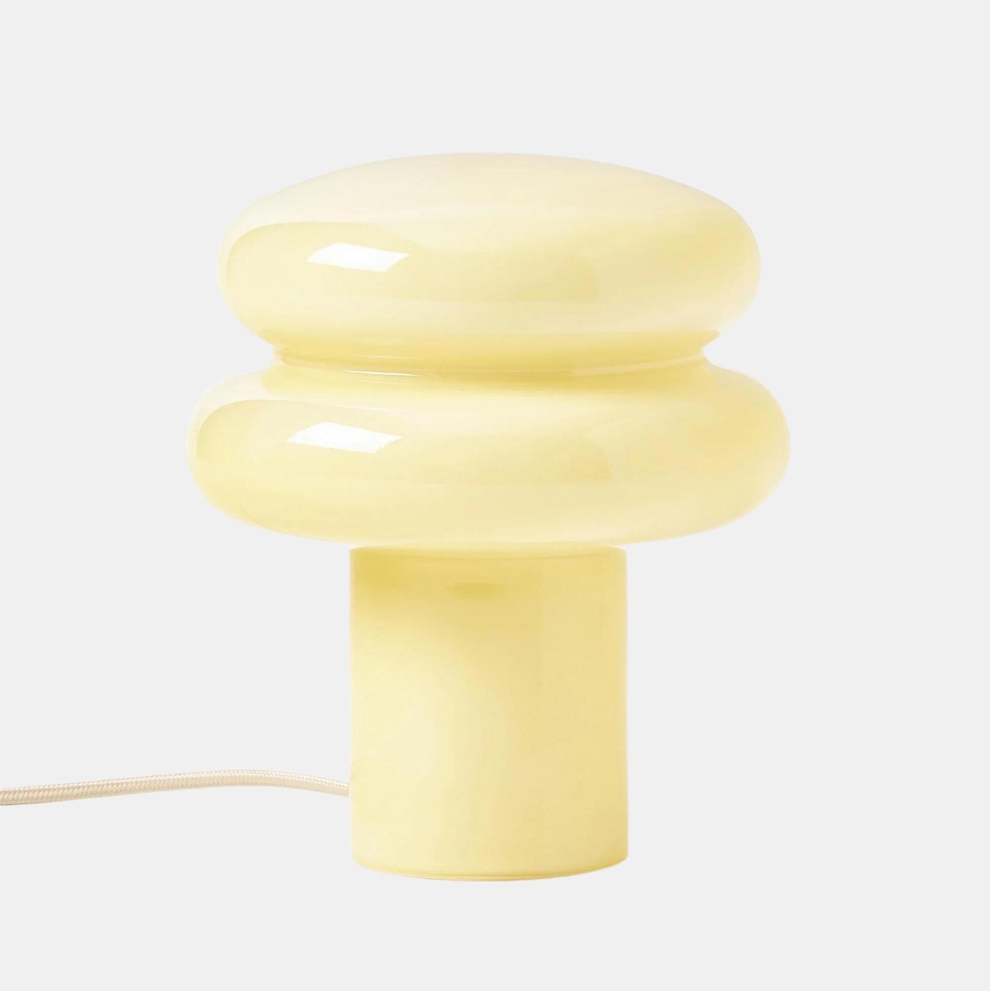 Orra Mushroom Glass Table Lamp - Gentle Colorful Table Light for Relaxing Ambience KL1563