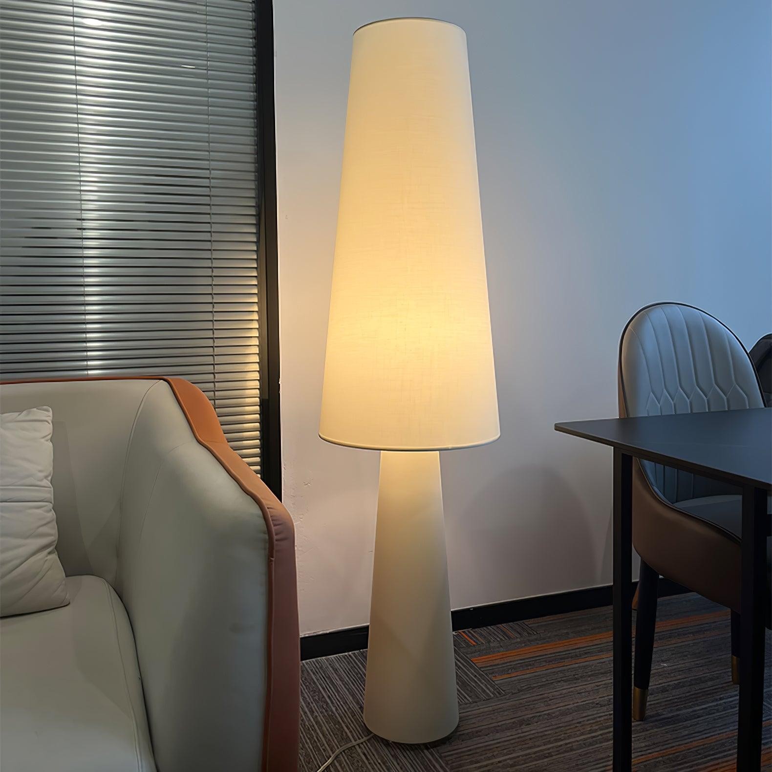 Column Fabric Floor Lamp Suitable For Living Room KL315
