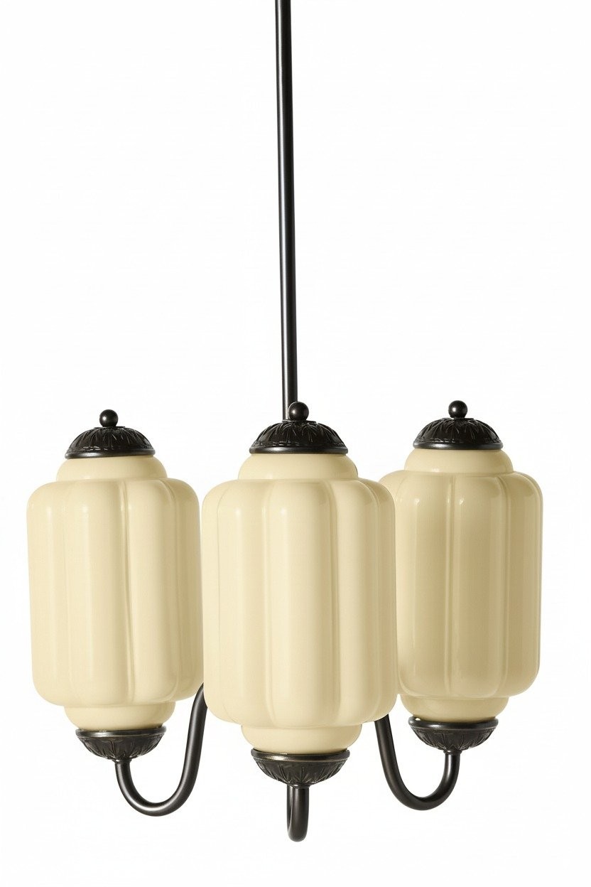 Eloise Vintage Glass Pumpkin Pendant Light - Decorative Lighting for Kitchen KL1453
