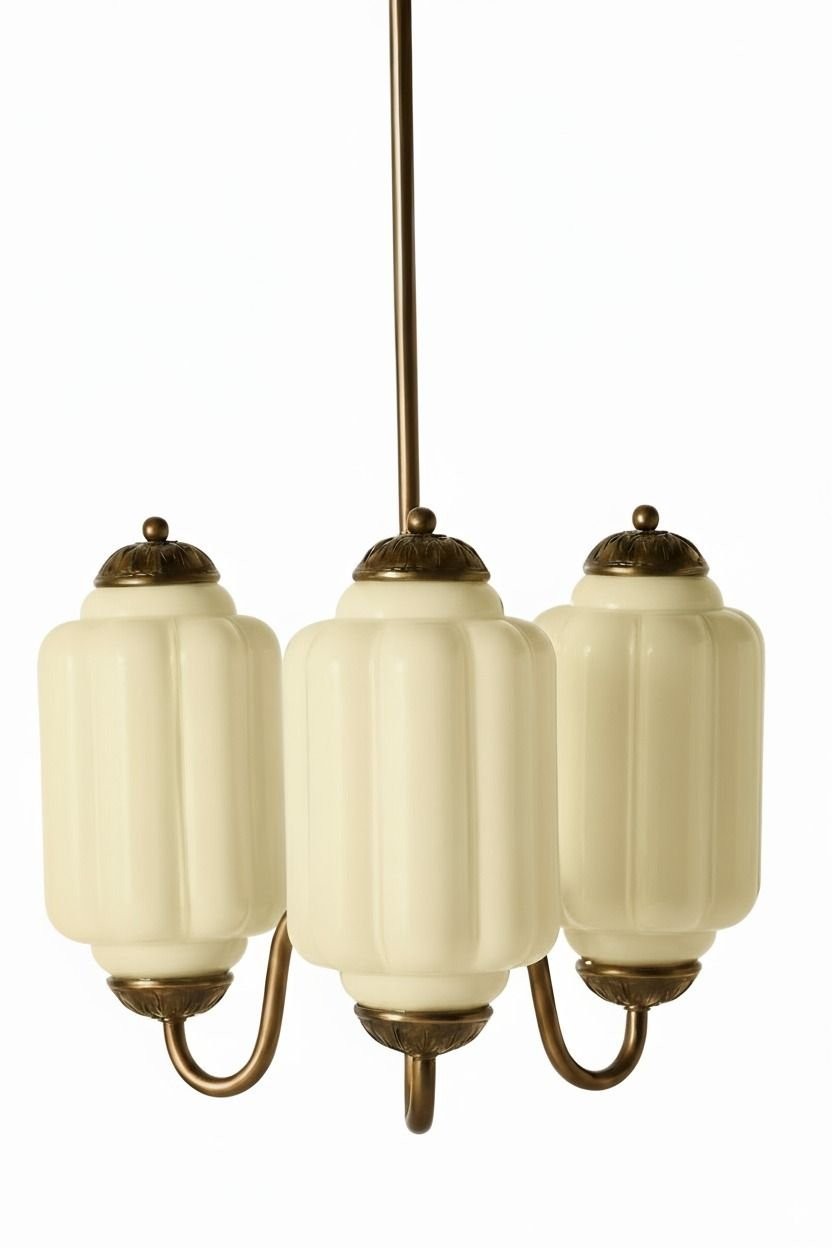 Eloise Vintage Glass Pumpkin Pendant Light - Decorative Lighting for Kitchen KL1453