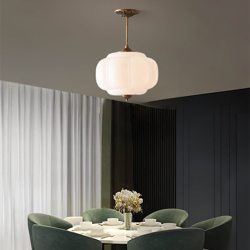 Retro Glass Eloise Pendant Light For Kitchen Island KL801