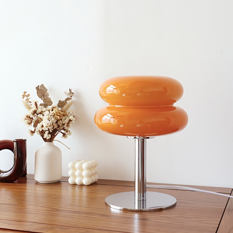 Bauhaus Macaron Stained Glass Table Lamp