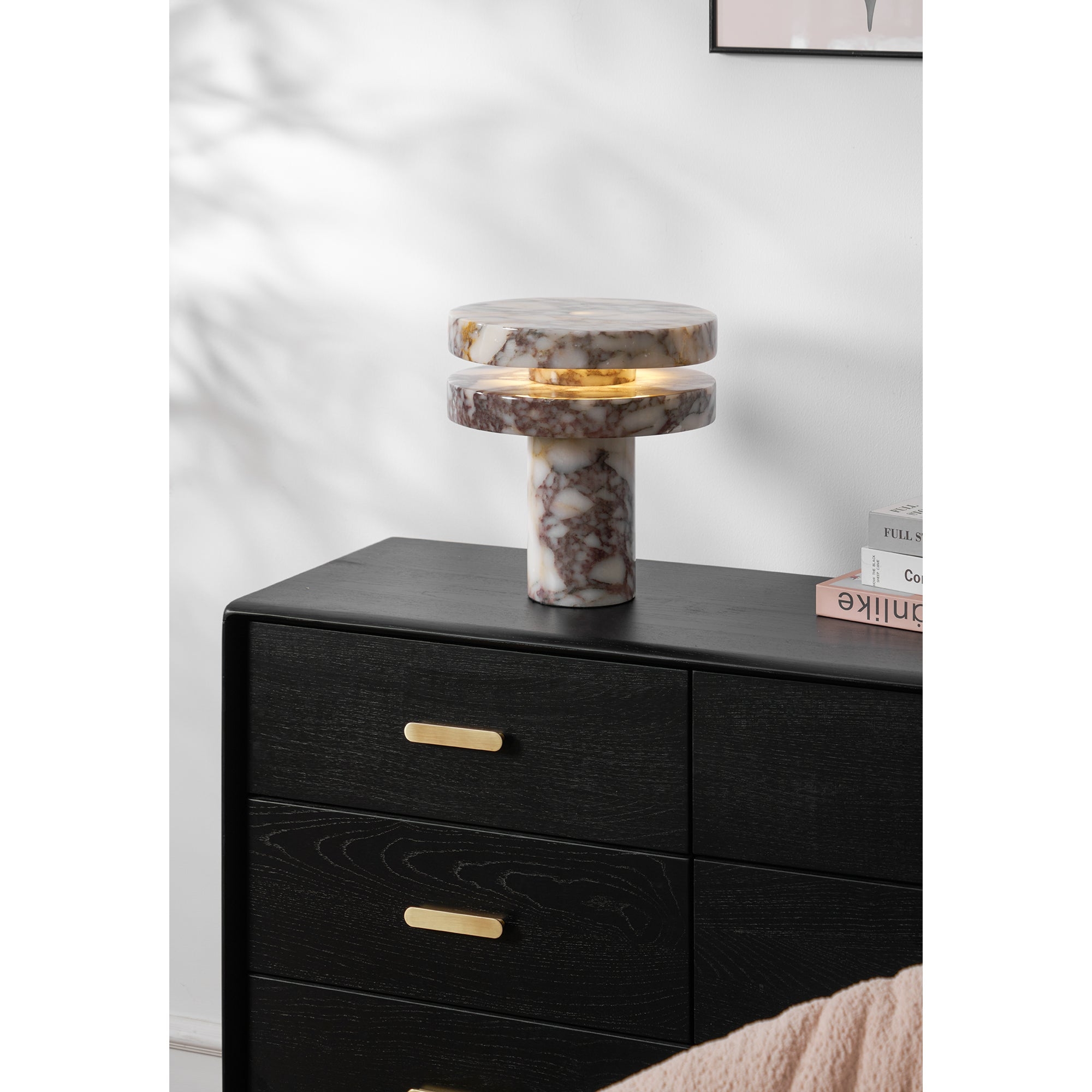 Pillar Marble Table Lamp D567
