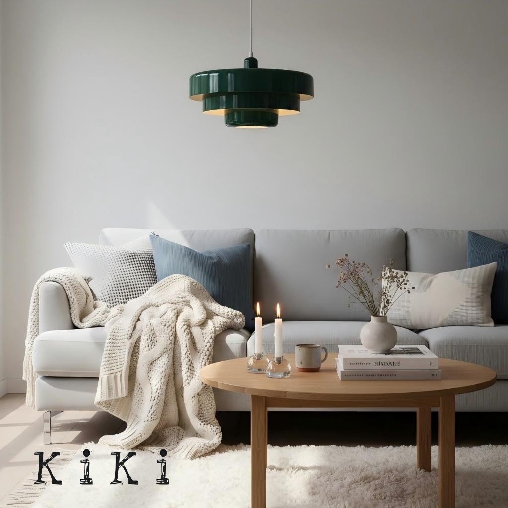 3 Tiers Bauhaus Nordic Macaron Pendant Light - Modern Pendant and Ceiling Light for Living Room KL30