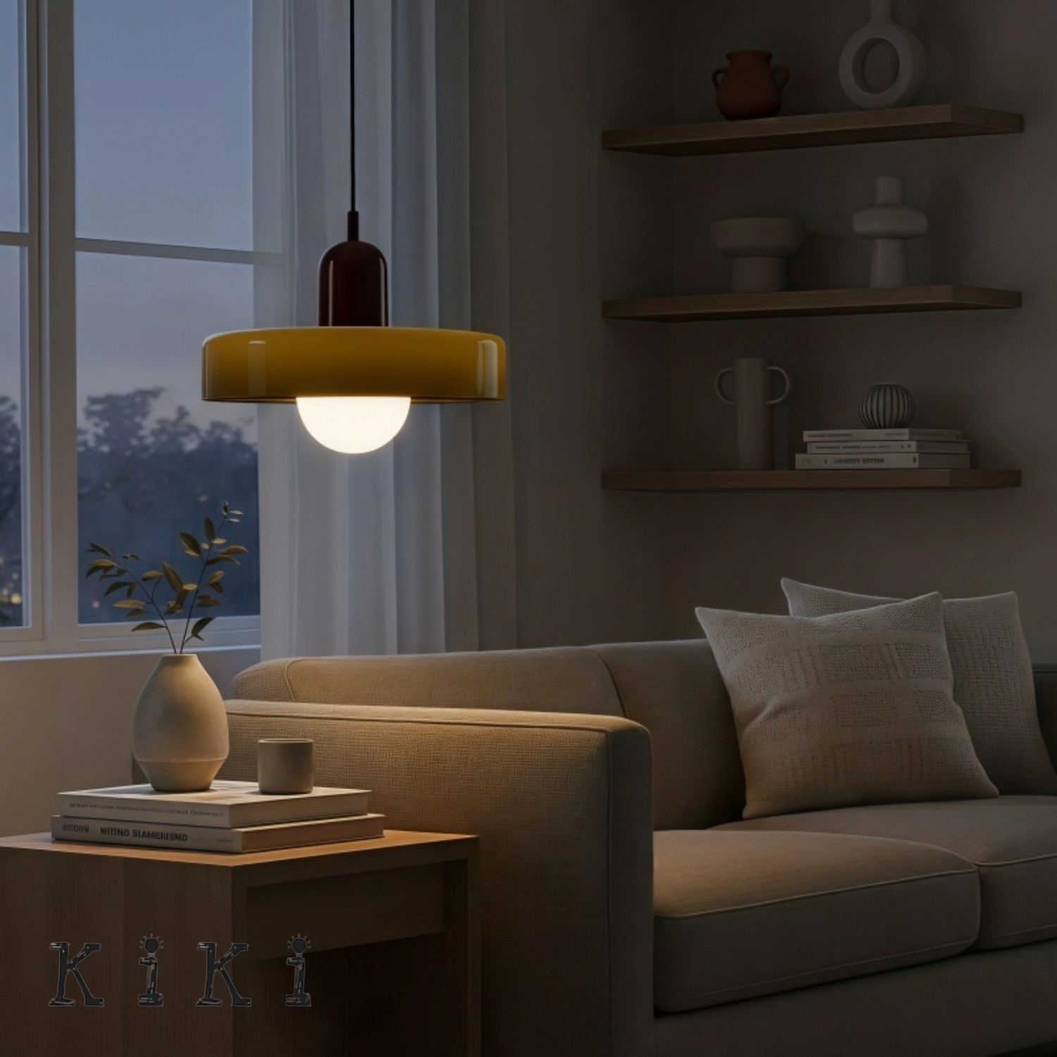 Disc Orb Pendant Light
