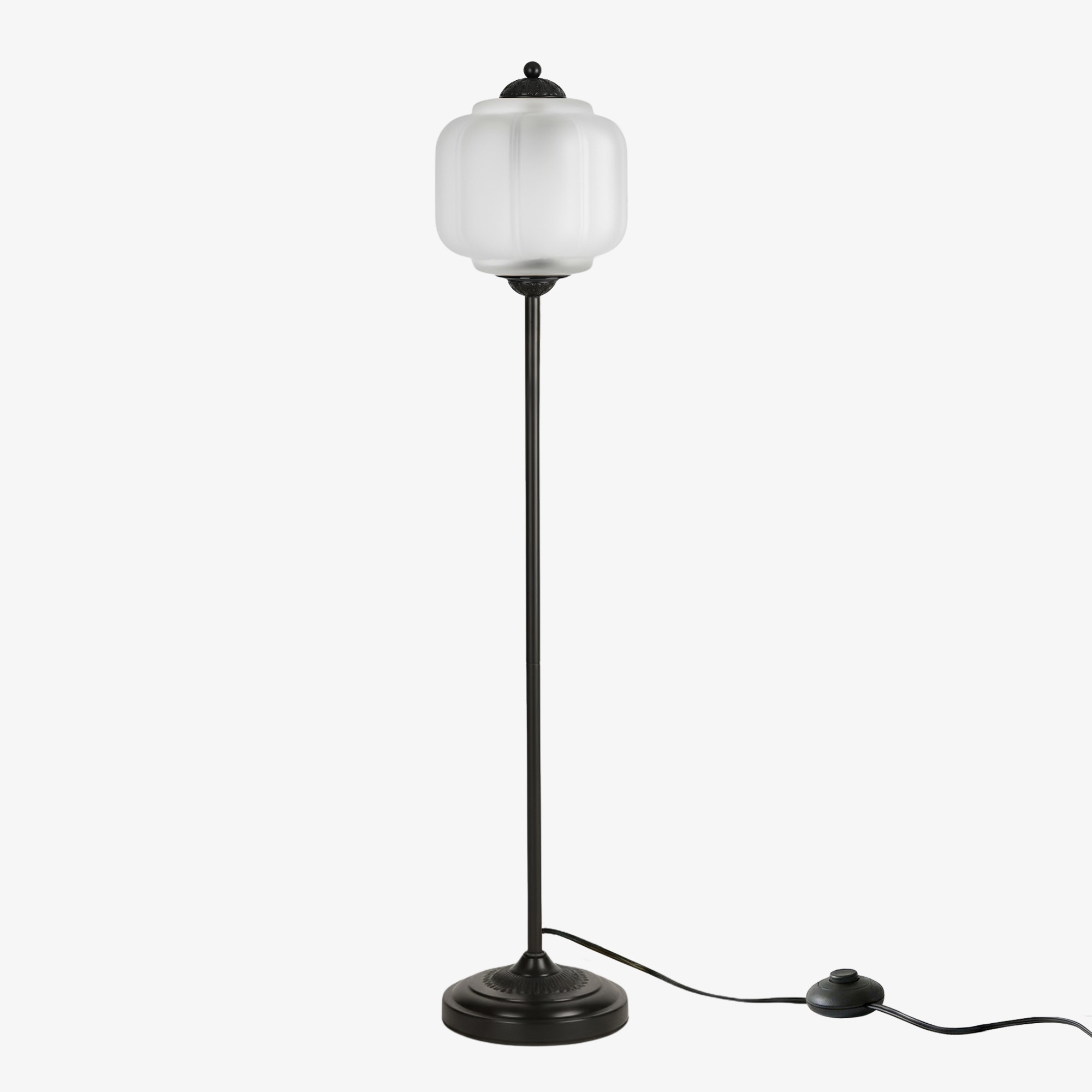 Eloise Artistic Textured Glass Floor Lamp - Elegant Lighting for Bedroom or Interior Space KL2330