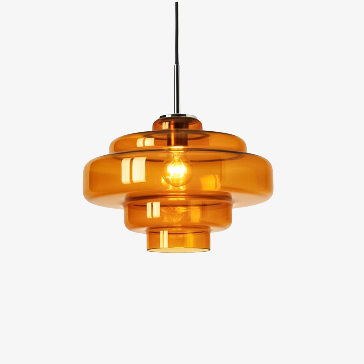 Modern Bauhaus Elegant Glass Effect Pendant Light KL1100