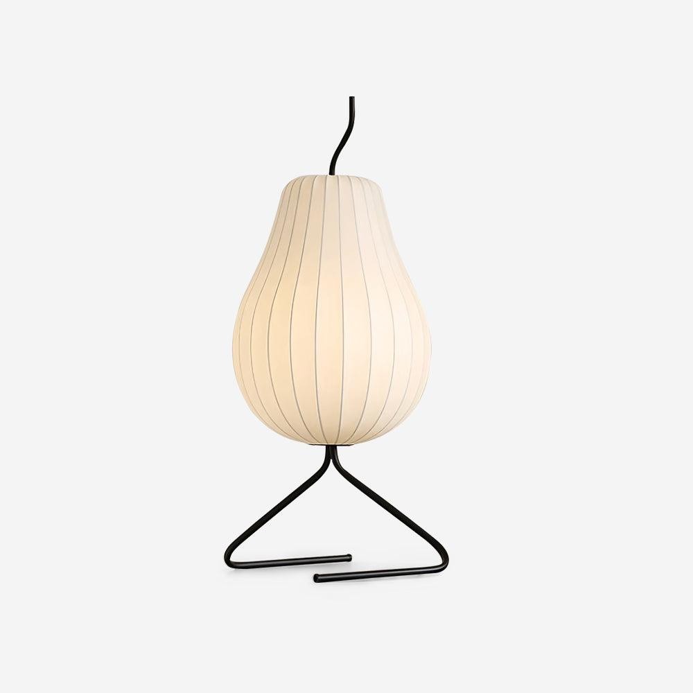 Pear-shaped Shite Floor Lamp Suitable For Living Room KL567