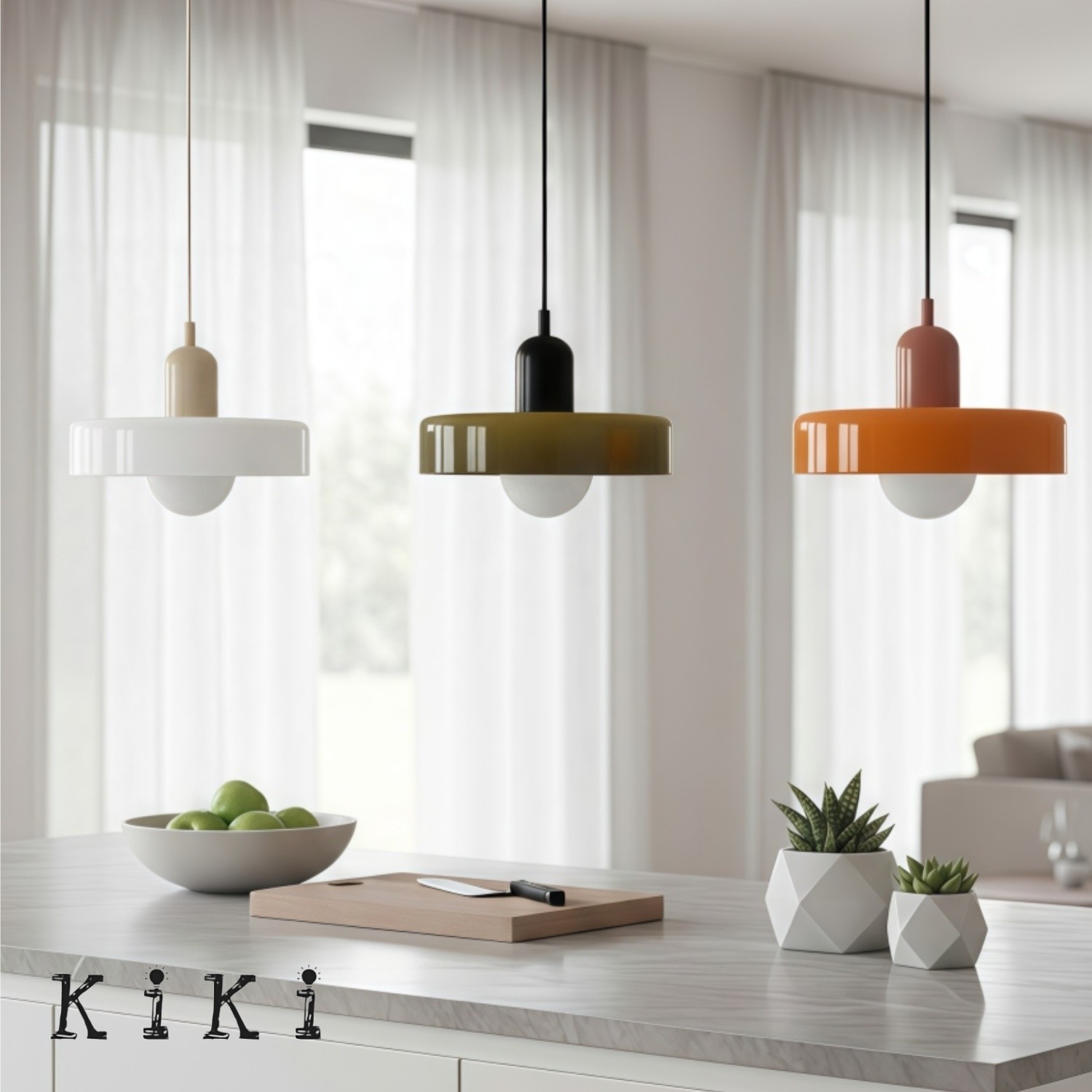 Disc Orb Pendant Light