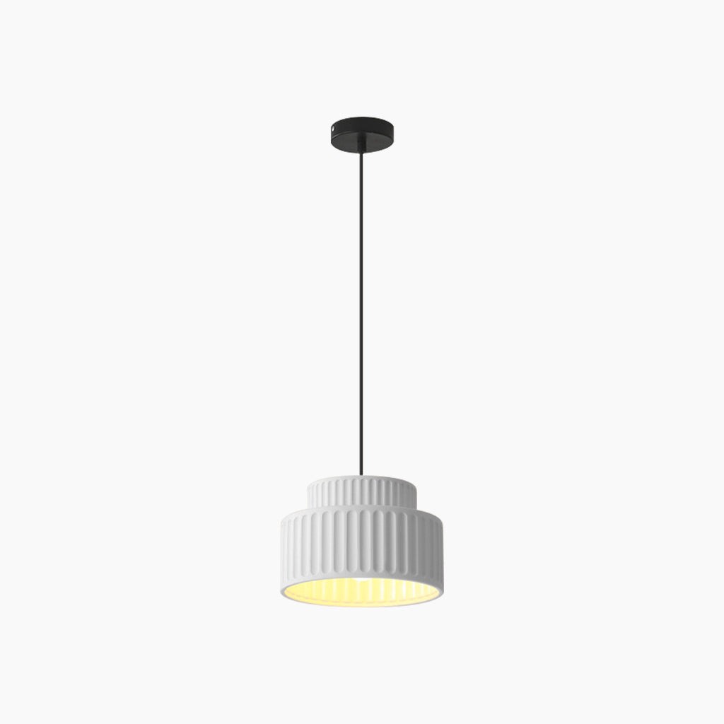 Nordic Cream Style Resin Bowl Pendant Light KL160