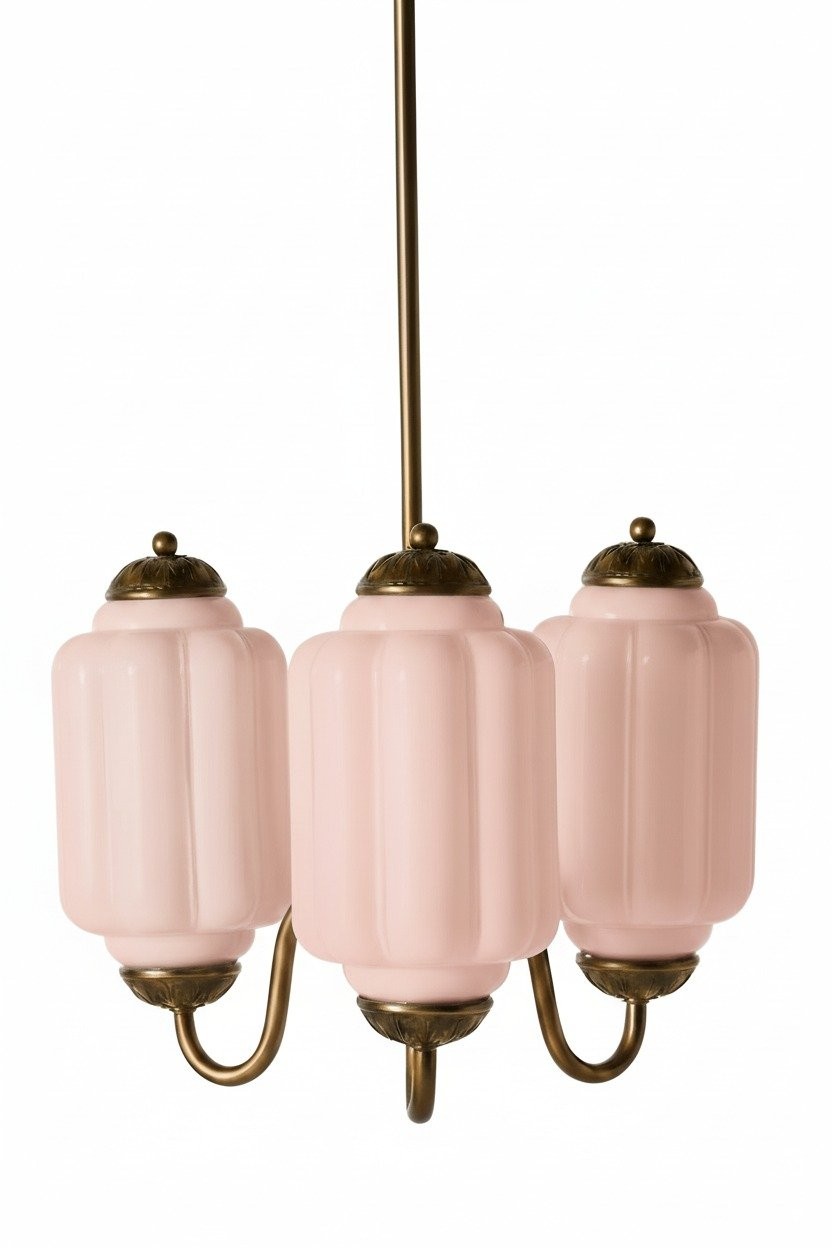 Eloise Vintage Glass Pumpkin Pendant Light - Decorative Lighting for Kitchen KL1453