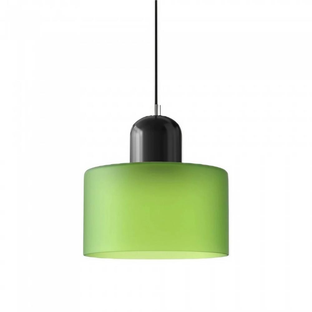 Morandi Cylinder Stained Glass Pendant Light KL17