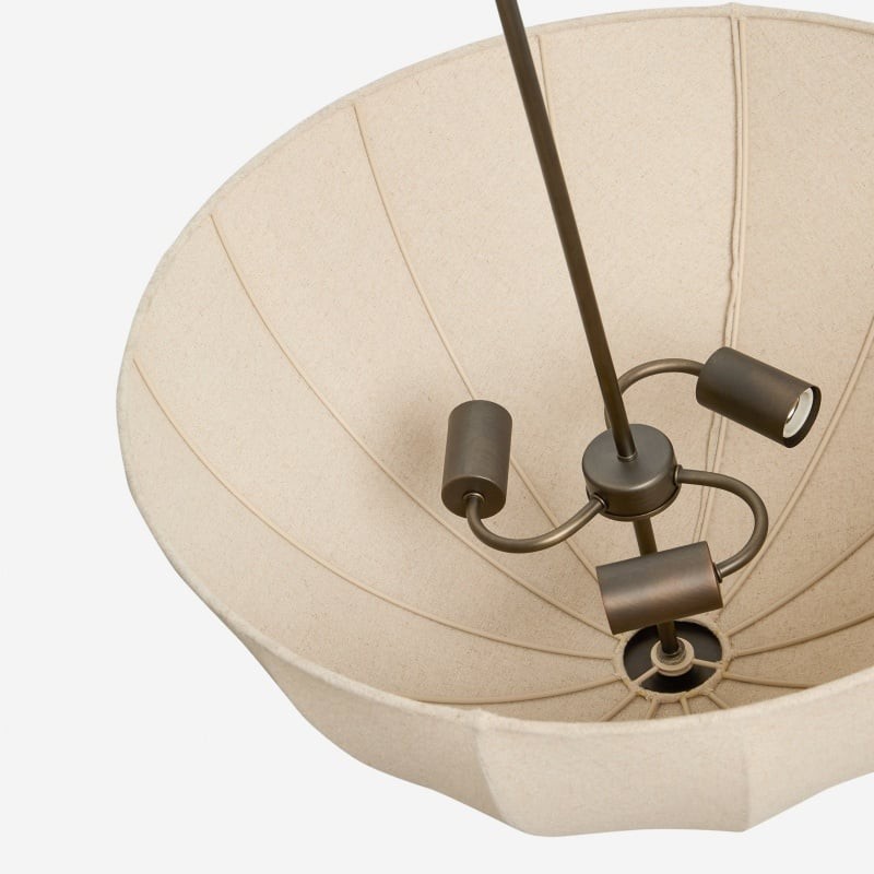 Lumarys Fabric Ceiling Light - Dome Shade Lighting for Hallway and Living Area KL1629