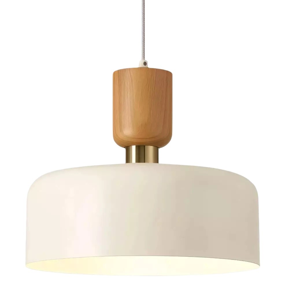 Natural Circle Modern Wooden Pendant Light KL1101