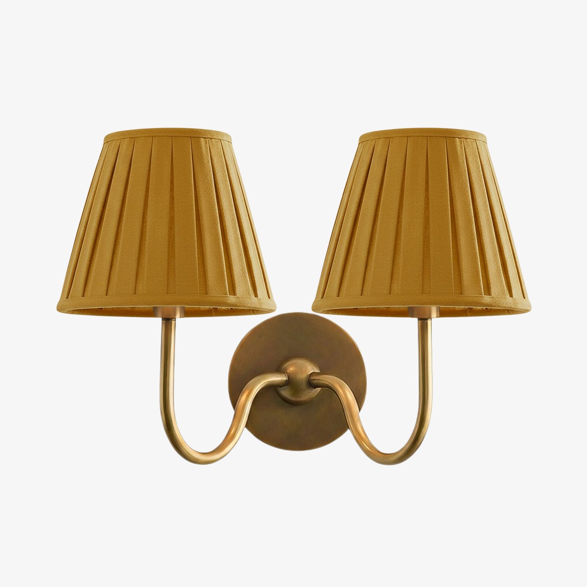 Luvora Vintage Pleated Shade Wall Lamp - Refined Linen Sconce For Bathroom or Corridor KL1272