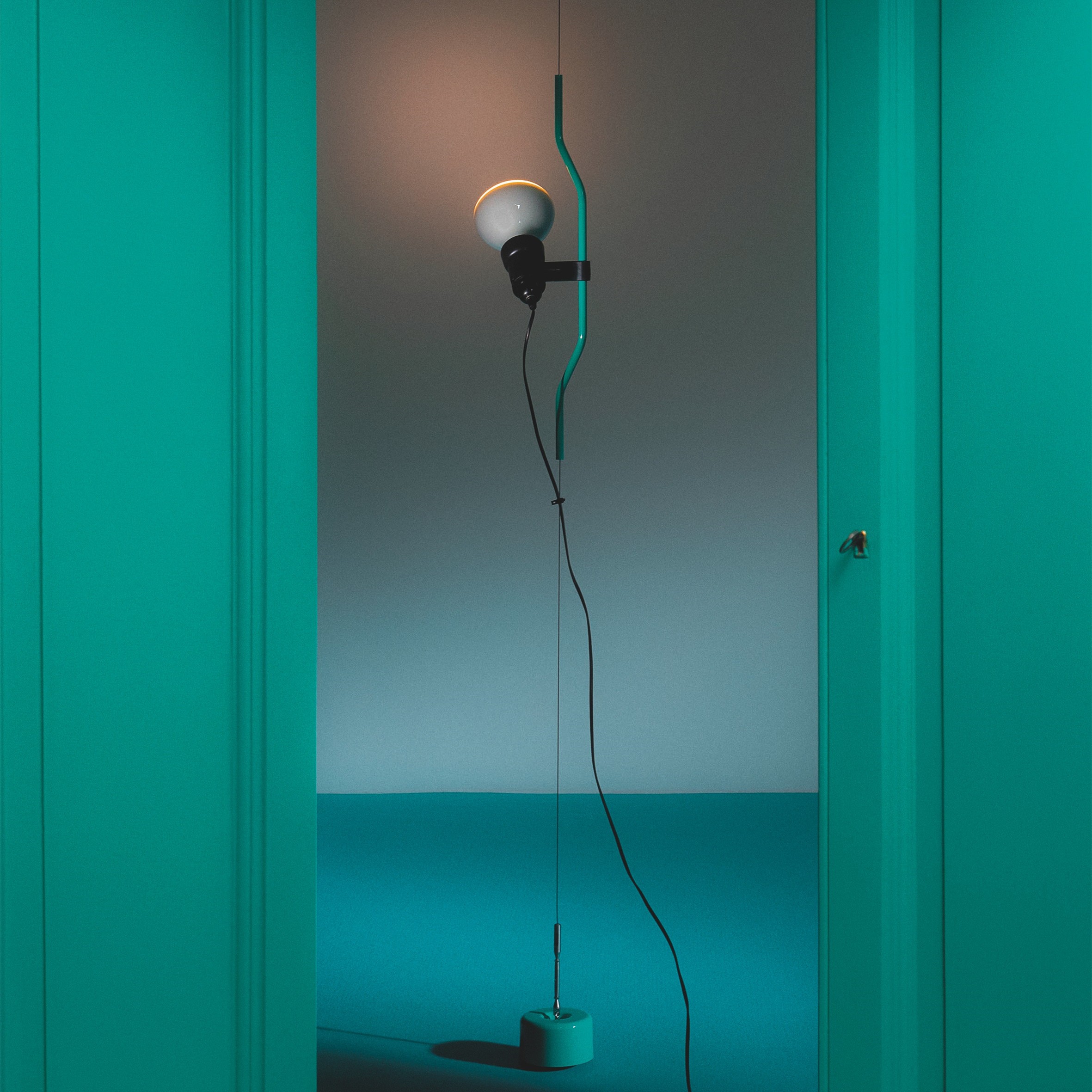 Parentesi Ceiling Lamp - Modern Adjustable Metal Pendant Light for Bedrooms