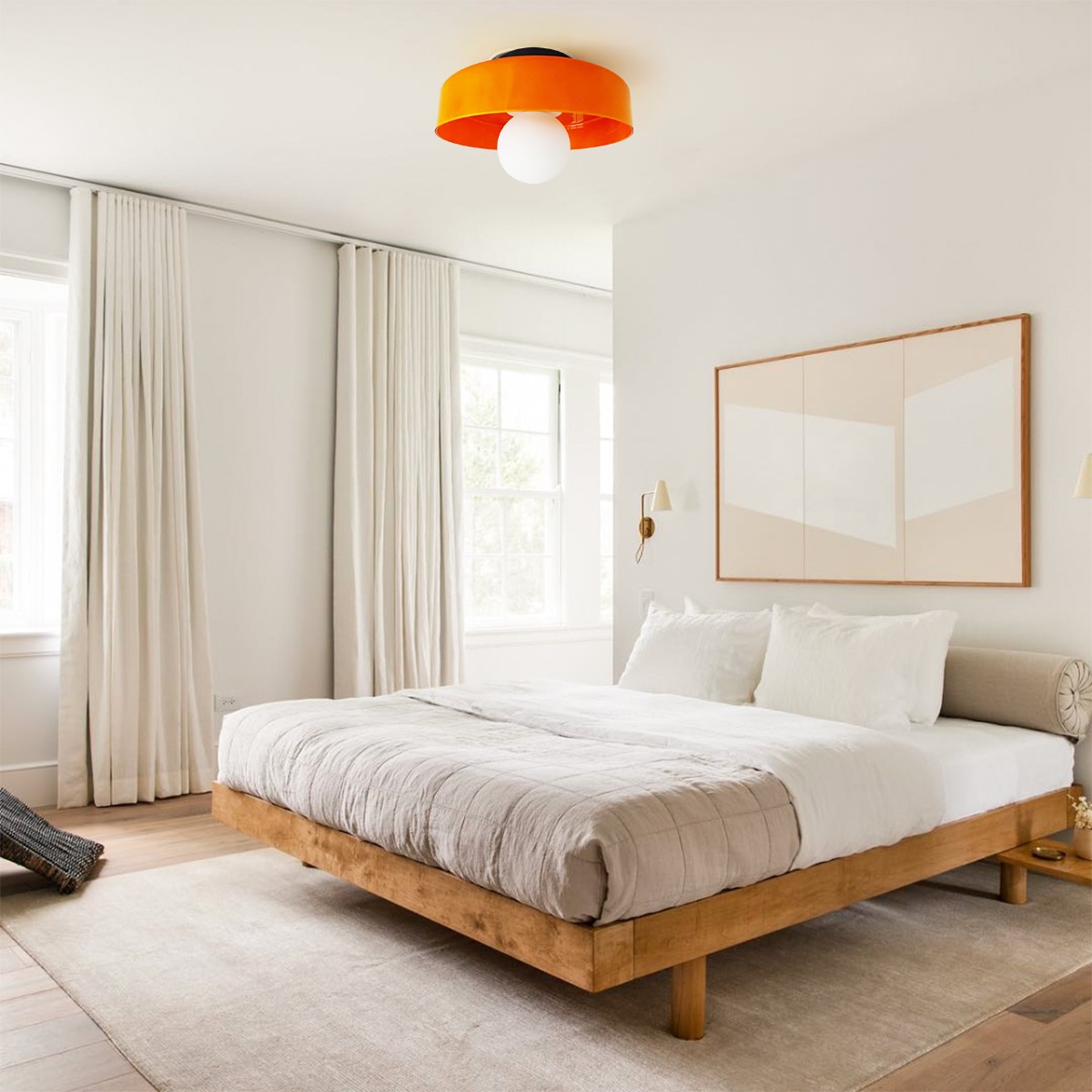 Morandi Disc Orb Wall Ceiling Lamp