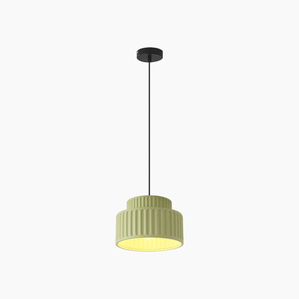 Nordic Cream Style Resin Bowl Pendant Light KL160