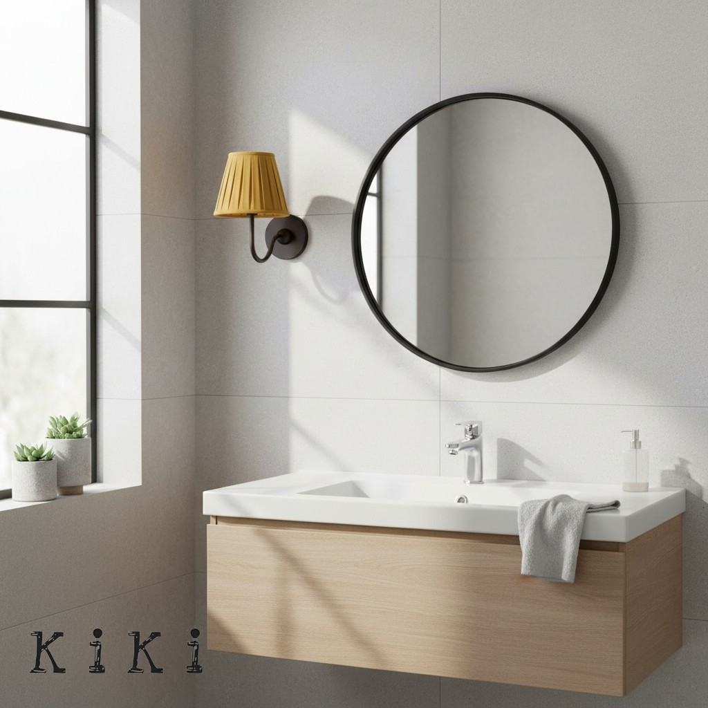 Luvora Vintage Pleated Shade Wall Lamp - Refined Linen Sconce For Bathroom or Corridor KL1272