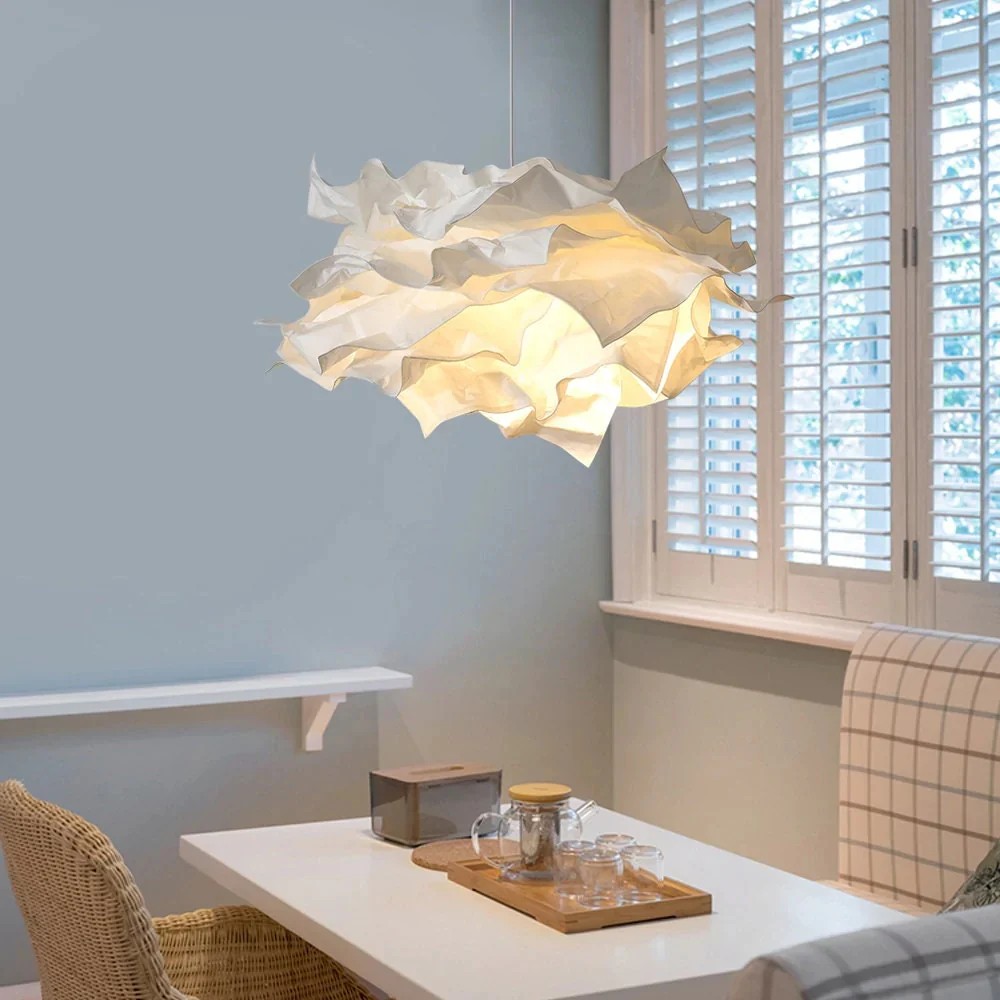 White Flower Cloud Paper Pendant Light KL119