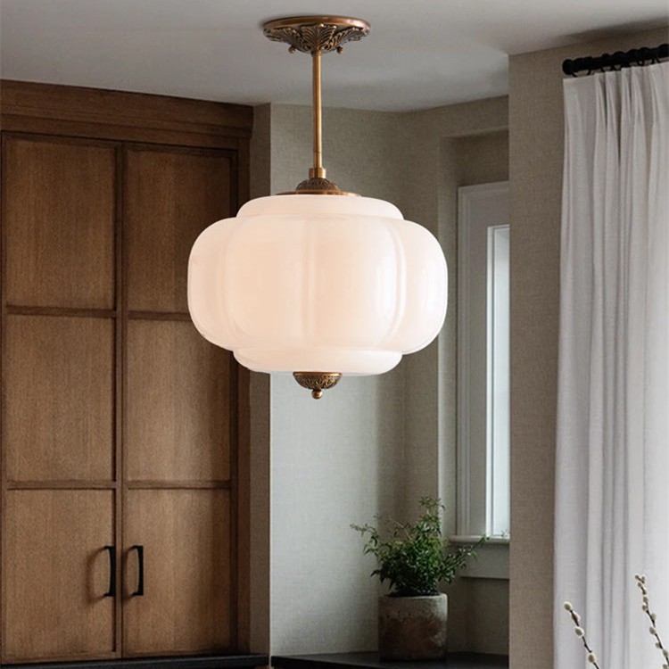 Retro Glass Eloise Pendant Light For Kitchen Island KL801