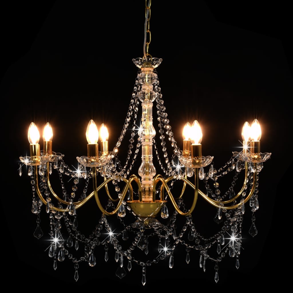 Vintage Beaded Chandelier