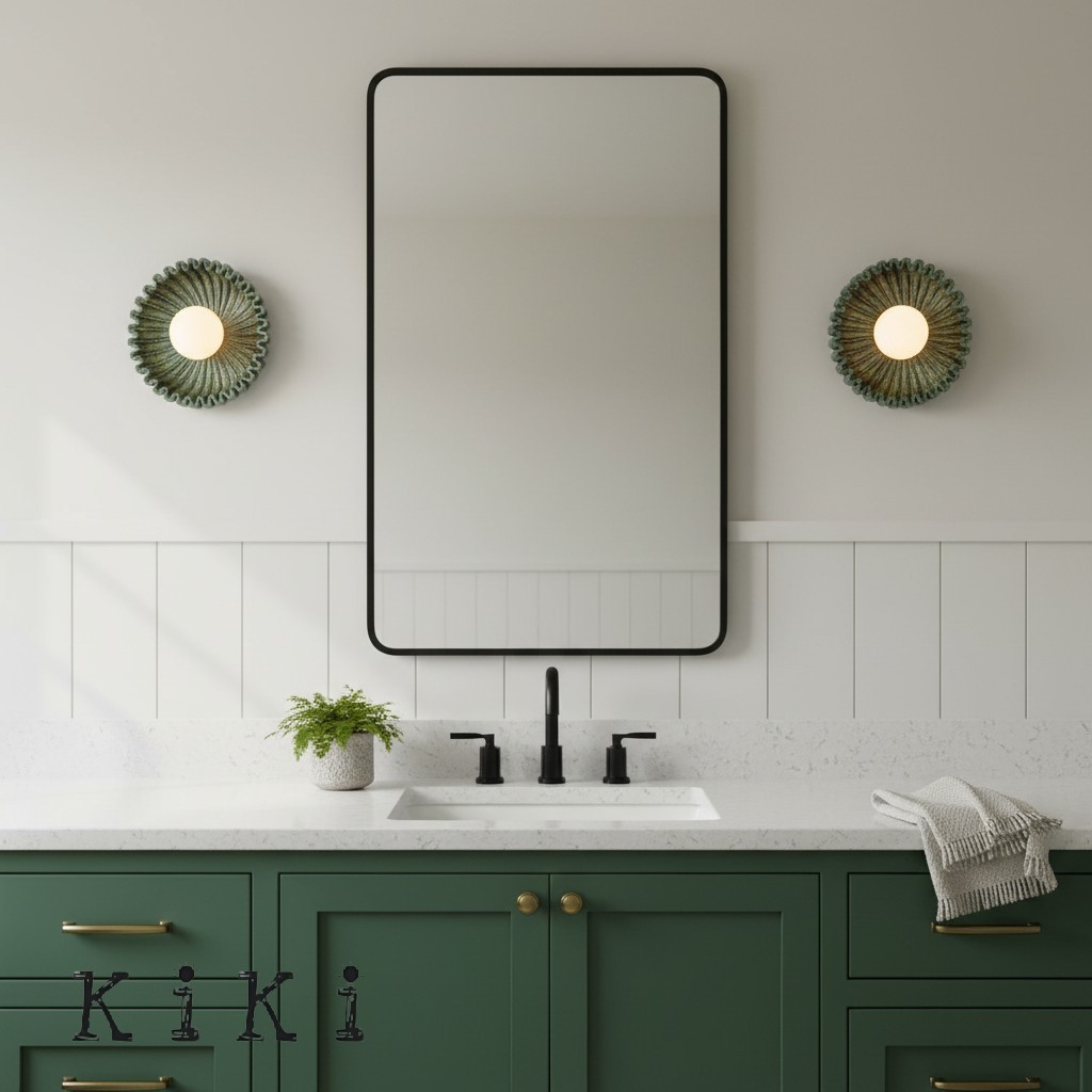 Sculptural Ceramic Wall Sconce – Opal Globe Sconce with Ceramic Finish KL246