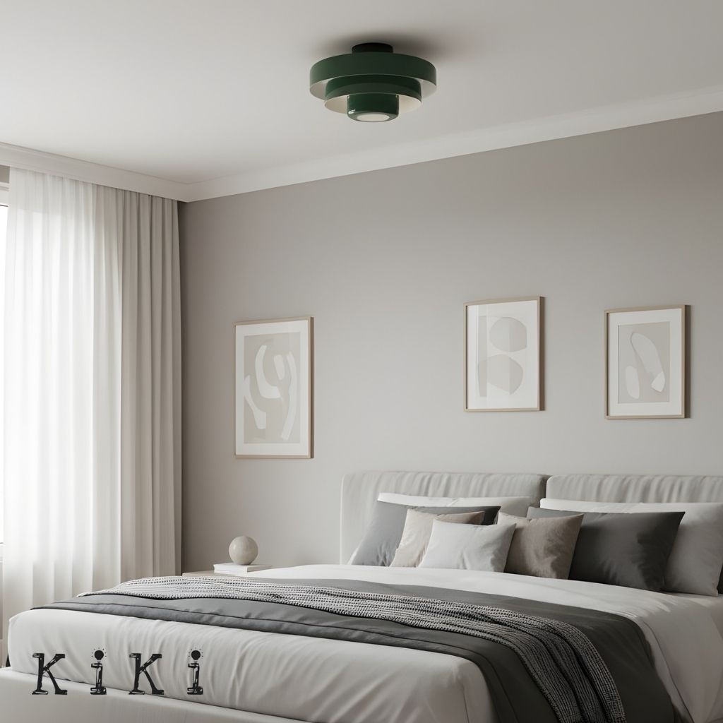 Three-Tier Bauhaus Ceiling Lamp - Bold Colors Ceiling Light for Bedroom or Lounge KL885