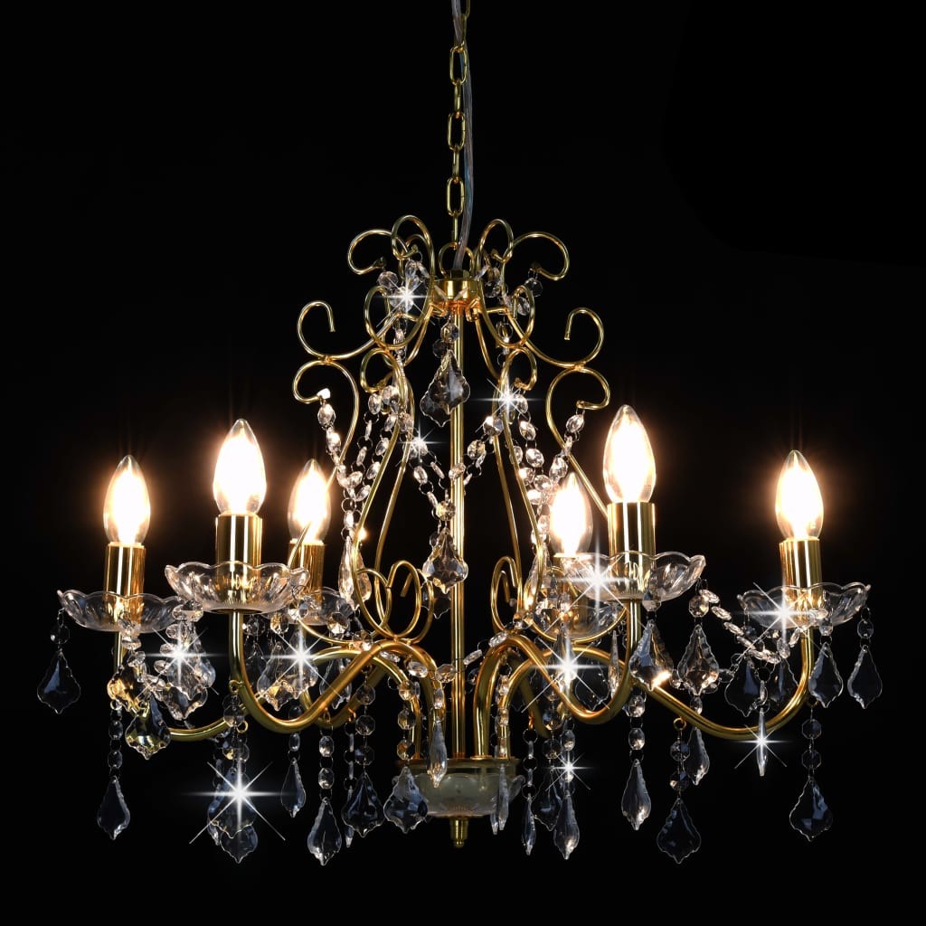 Vintage Beaded Chandelier