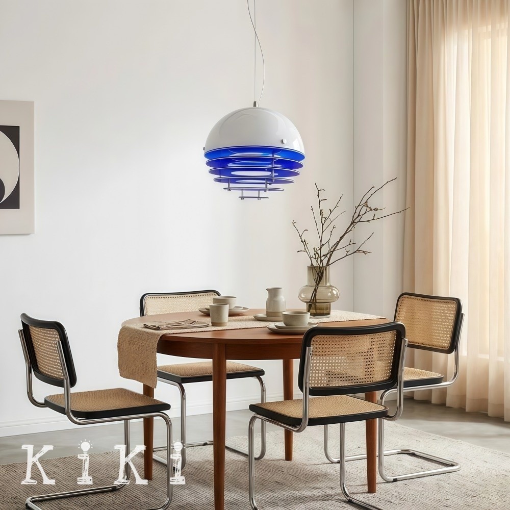 Sunset Pendant Light - Medieval Bauhaus Orange Orb Pendant Light KL880