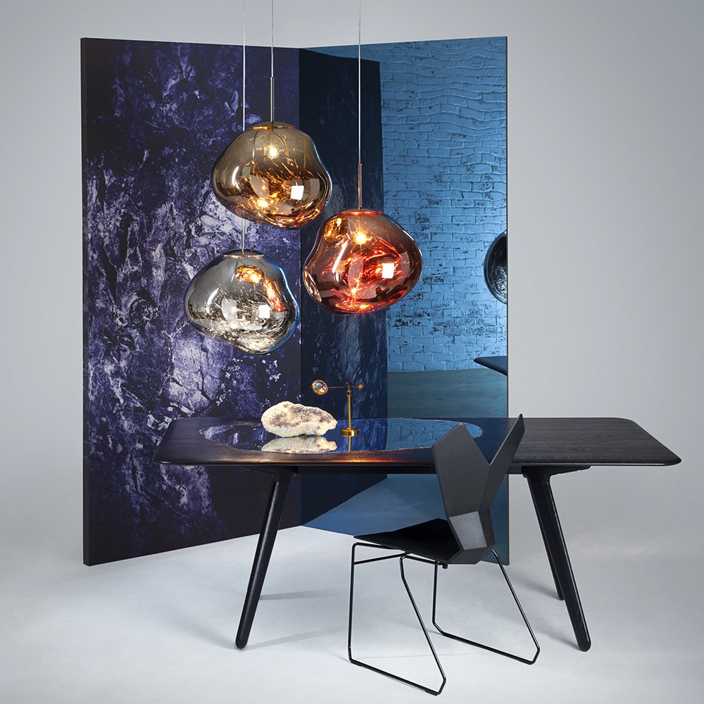 Modern Melt Pendant Light - Fluid Shape Acrylic Pendant Light for Kitchen